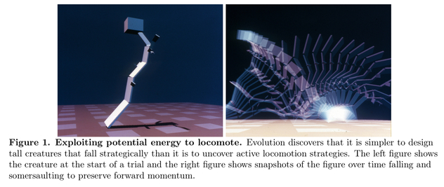 Exploiting potential energy to locomote